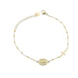 Bracelet femme Chrétienne Acier inoxydable adjustable, CHRISTIEN