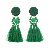 Hanging tassel earring, PAULINE