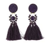 Hanging tassel earring, PAULINE