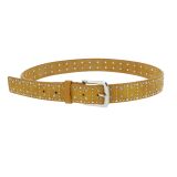 Denim Studded leather belt, KELLYA