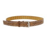 Ceinture femme en cuir à strass RAINA