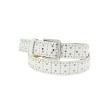 Denim Studded leather belt, KELLYA