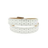 Ceinture femme en cuir à strass RAINA