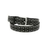 Ceinture femme en cuir à strass RAINA