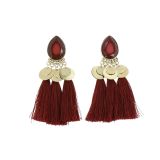 Tassel hanging dangle earring, ELENA