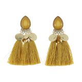 Tassel hanging dangle earring, ELENA