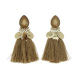 Tassel hanging dangle earring, ELENA