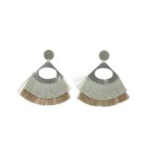 Tassel hanging dangle earring, SHERYL