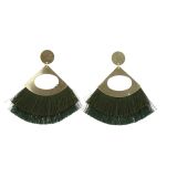 Tassel hanging dangle earring, SHERYL