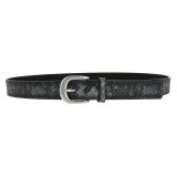 Ceinture femme velour doublé en cuir