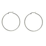 Boucles d'oreilles créole 45mm, Acier inoxydable SOSO