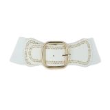 Woman Elastic Large studded waist belt VAITEA