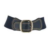 Woman Elastic Large studded waist belt VAITEA