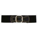 Woman Elastic Large studded waist belt VAITEA