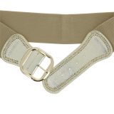 Woman Elastic Large studded waist belt VAITEA