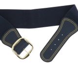 Woman Elastic Large studded waist belt VAITEA