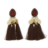 Tassel hanging dangle earring, ELENA