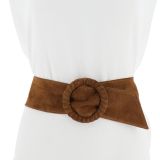 MAHAUT Genuine leather wide belt