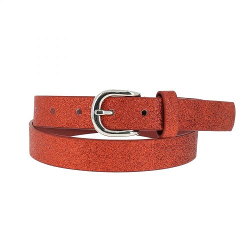 Wide Waist Elasticated Woman Belt, strass buckle, CARLA