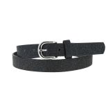 Wide Waist Elasticated Woman Belt, strass buckle, CARLA