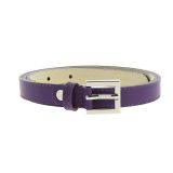 Ceinture femme 2 cm Véritable CUIR ITALIEN, LINDA