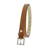 2 cm Gürtel echtes italienisches Leder für damen, LINDA