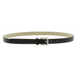 Ceinture femme 2 cm Véritable CUIR ITALIEN, LINDA