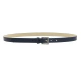 Ceinture femme 2 cm Véritable CUIR ITALIEN, LINDA