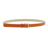 Ceinture femme 2 cm Véritable CUIR ITALIEN, LINDA