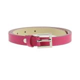 Ceinture femme 2 cm Véritable CUIR ITALIEN, LINDA