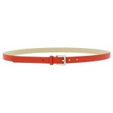 Ceinture femme 2 cm Véritable CUIR ITALIEN, LINDA