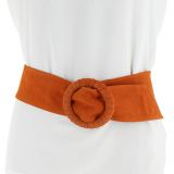 Ceinture Large en cuir pour femme, MAHAUT