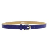 Women genuine Italian leather belt with golden Buckle, HACENA