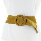 Ceinture Large en cuir pour femme, MAHAUT