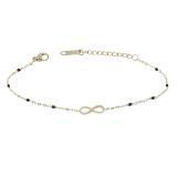 Bracelet femme acier inoxydable adjustable infini IVANA