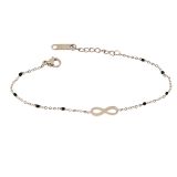 Bracelet femme acier inoxydable adjustable infini IVANA