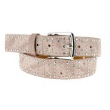 Ceinture femme en cuir à strass RAINA