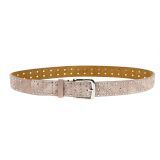 Denim Studded leather belt, KELLYA