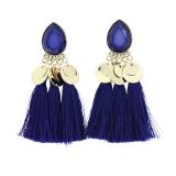 Tassel hanging dangle earring, ELENA