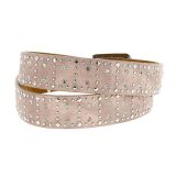 Ceinture femme en cuir à strass RAINA