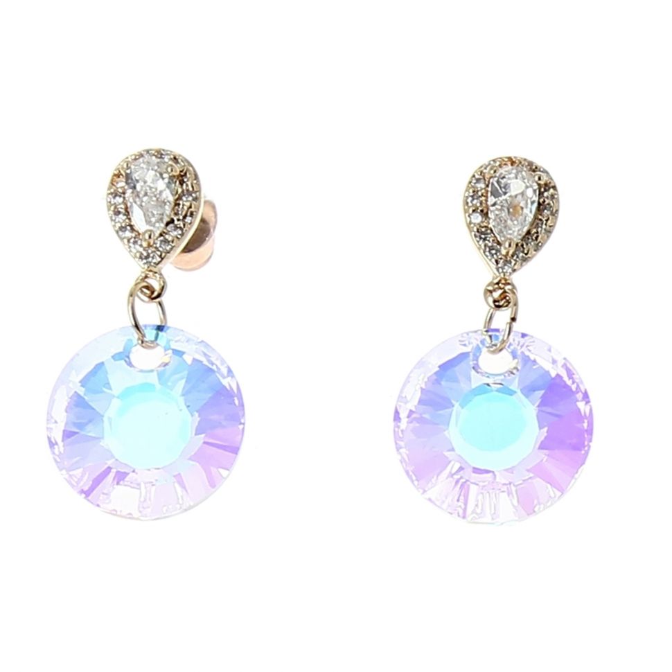 Pendientes de diamantes de imitación de circonio LIZZY