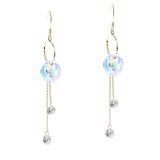 Boucles d'oreilles femme Cristal FLORETTE