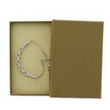 Bracelet femme strass acier inoxydable adjustable