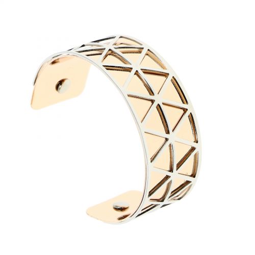 Bracelet cuff metal LAURA