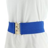 Ceinture femme élastique large à boucle 3 boutons, GLORIA Fabriqué en France