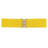 Wide Waist Elasticated Woman Belt, GLORIA Made in France