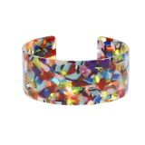 Bracelet femme manchette Acrylique MARGOT