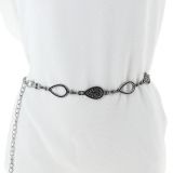 Woman's Lady Fashion Metal Chain Style Belt, ANNA