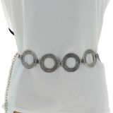 Woman's Lady Fashion Metal Chain Style Belt, ANNA