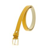 Ceinture femme 2 cm Véritable CUIR ITALIEN, LINDA